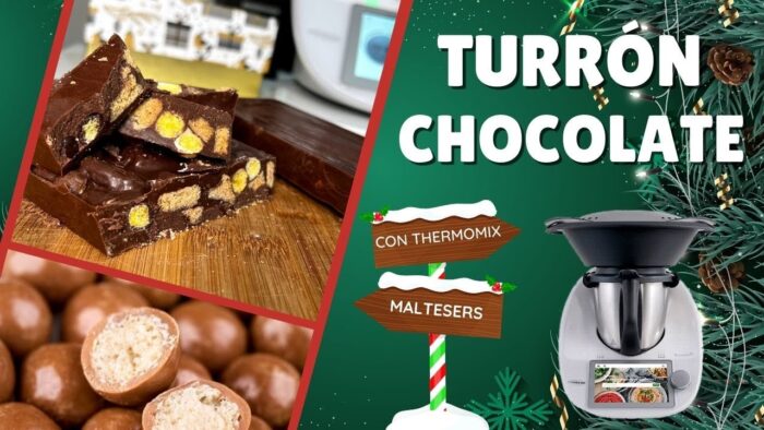 TURRON de CHOCOLATE🍫, GALLETAS y Maltesers con THERMOMIX 🤩 | Los MEJORES turrones para NAVIDAD🎄